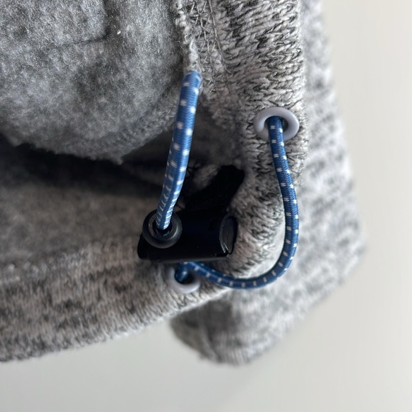 McKinley Rubin Knit Fleece Zip-Up Jacket Heather Grey High Neck Pockets M - Picture 7 of 14